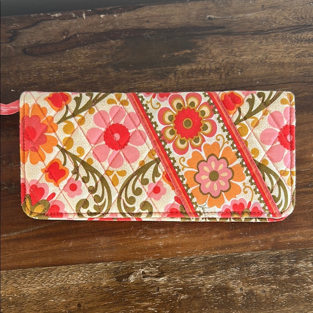 Floral Quilted Wallet
